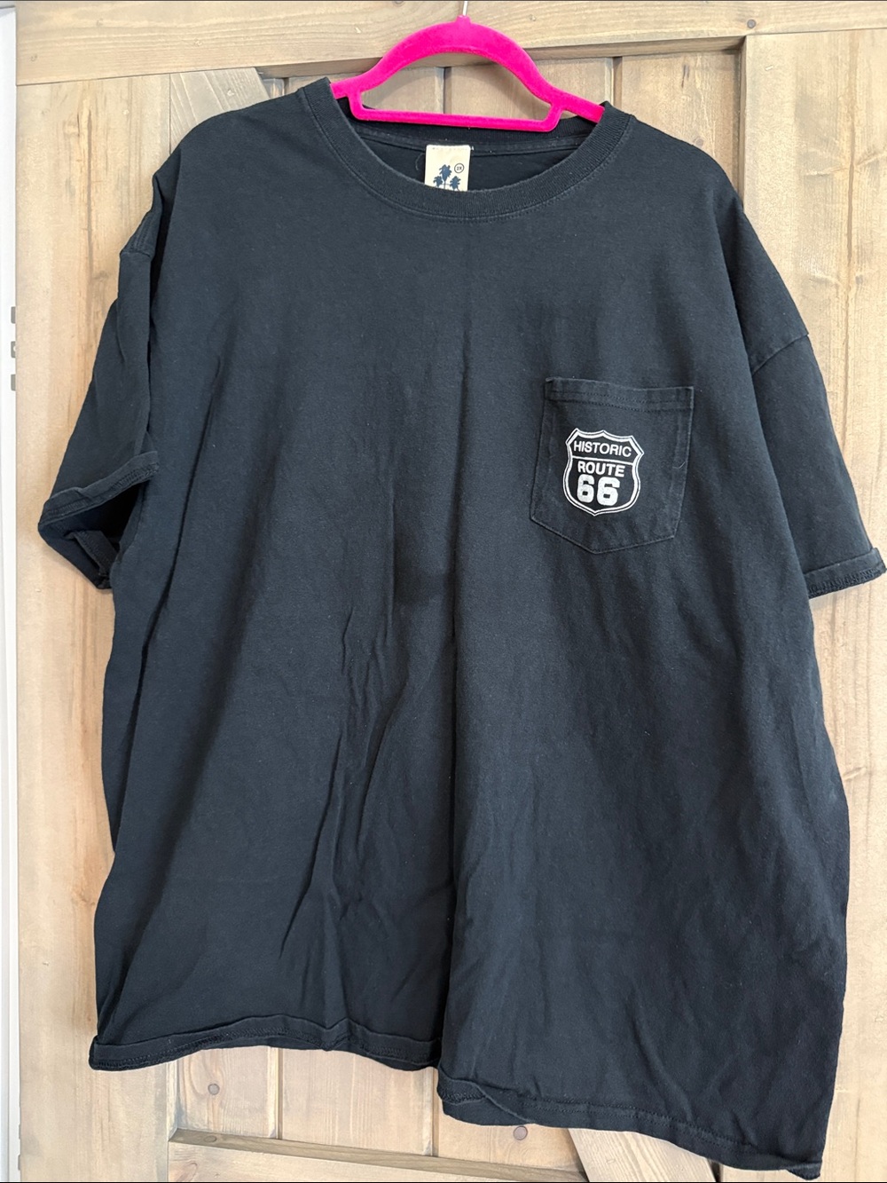 Route 66 Pocket Tee - Black